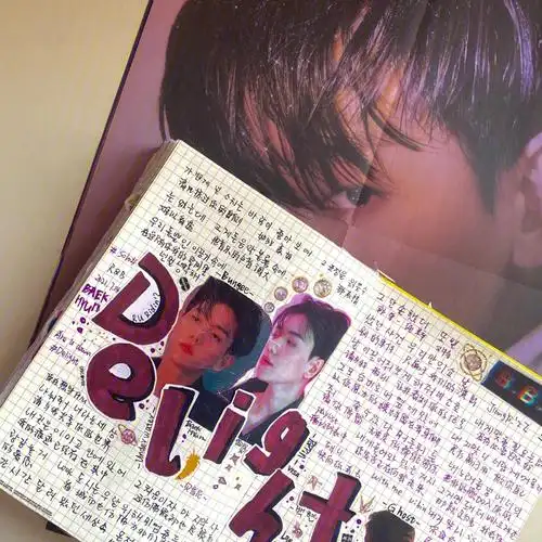 追星手帐边伯贤exo