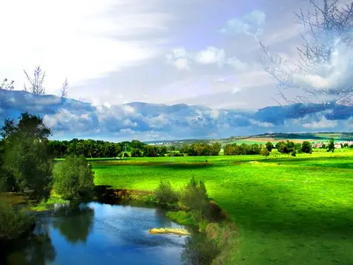 效果图=第一张图片模式变亮 第二张图片模式强光