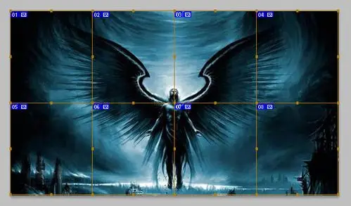 求大神帮我把图片分割成8块,qq照片墙要用