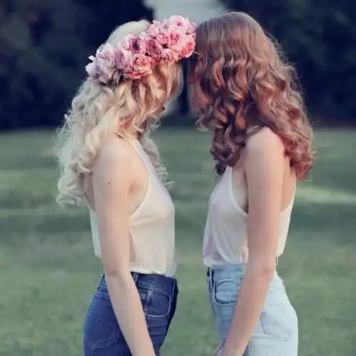 欧美闺蜜头像图片