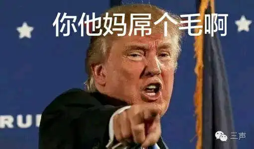 川普撇嘴表情包