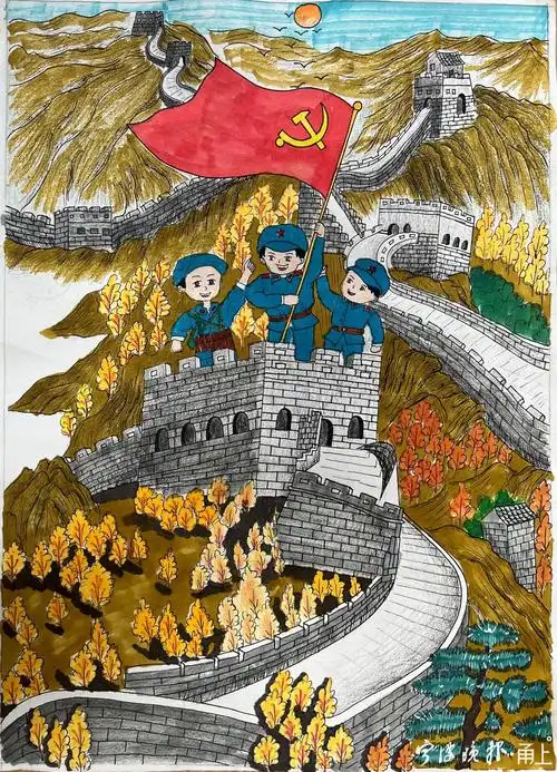 甬凉童行这1600多件绘画作品中藏着太多故事