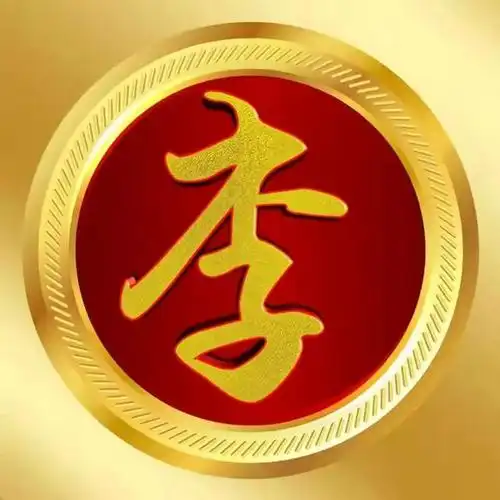 纯金色姓氏头像,豪华高档,永不落伍