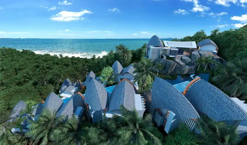 泰国苏梅岛一一观景台海景别墅