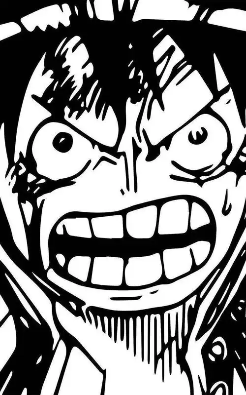 海贼王壁纸黑白路飞