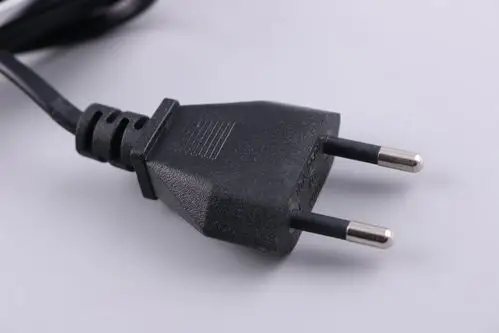 y007二芯意大利插头电源适配器二芯韩国插头,八字尾插