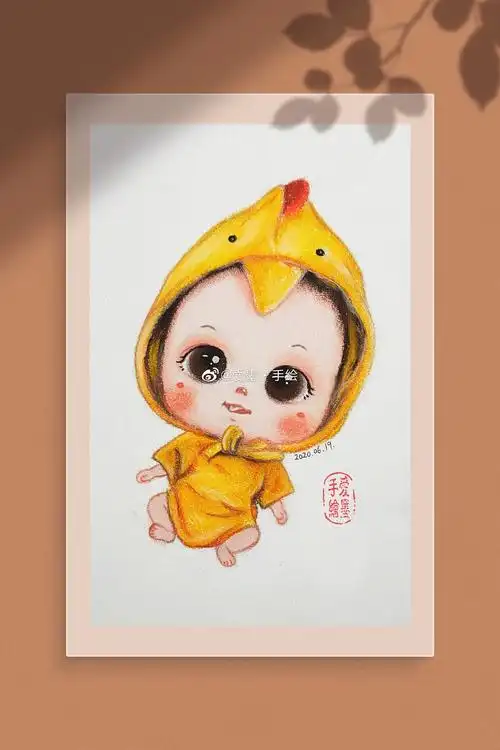 手绘定制·卡通萌宝,两单