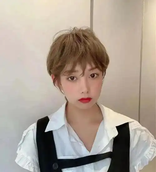 可爱女生短发发型图片(短发女孩子图鉴 又a又可爱)