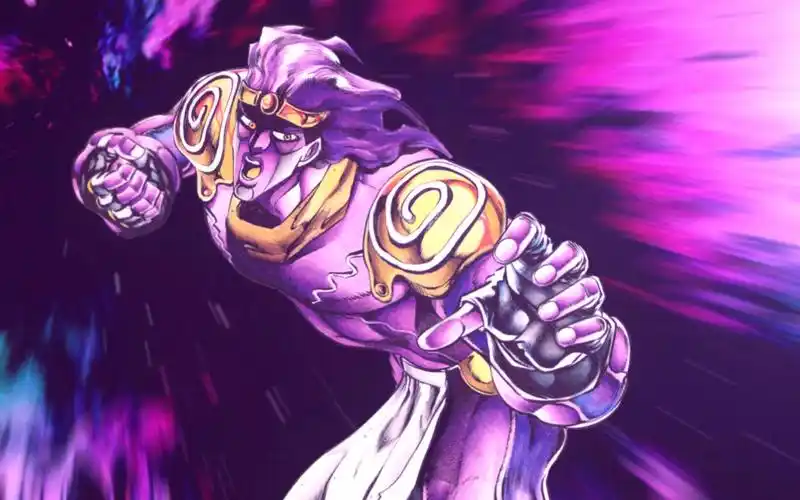【jojo | 替身面板过场动画】白金之星 · 世界