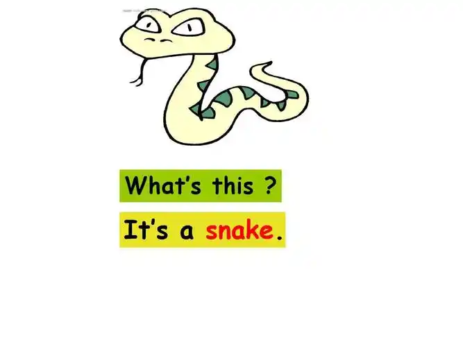 外研版(一起)一年级下册下module6 unit1 these snakes are short