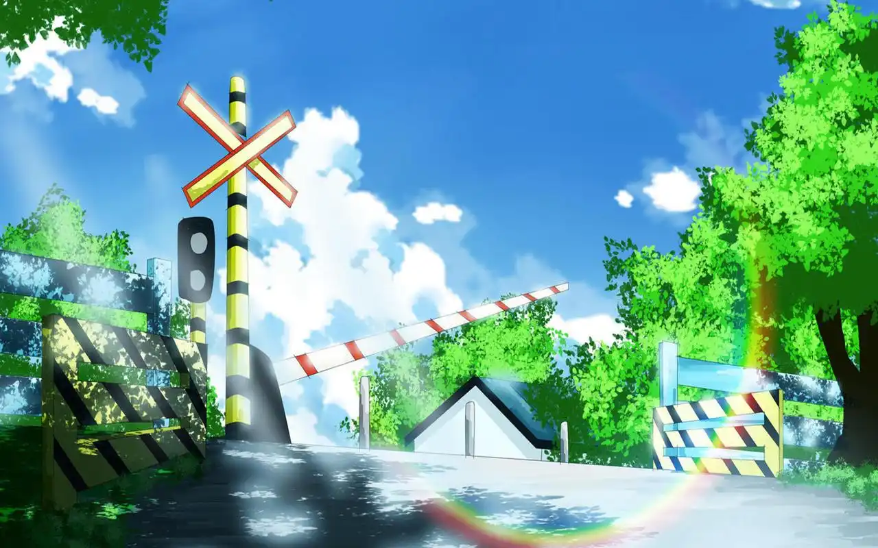 小清新唯美天空漫画桌面壁纸图片