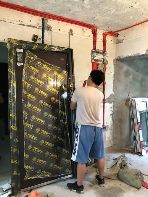 装修日记d38防盗门安装