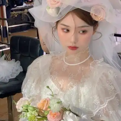 最美婚纱头像好看超火图片