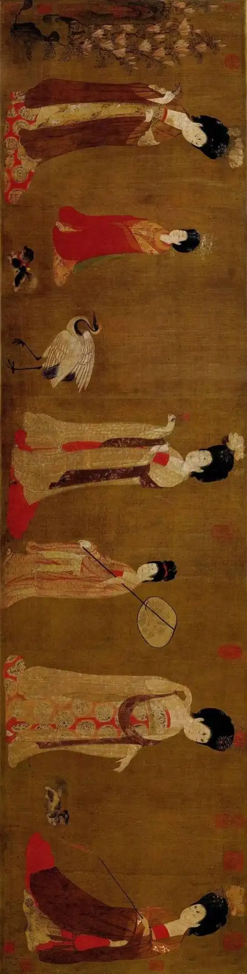 【041东方】大唐胖姐姐的样子《簪花仕女图》_100个故事听懂艺术_人文