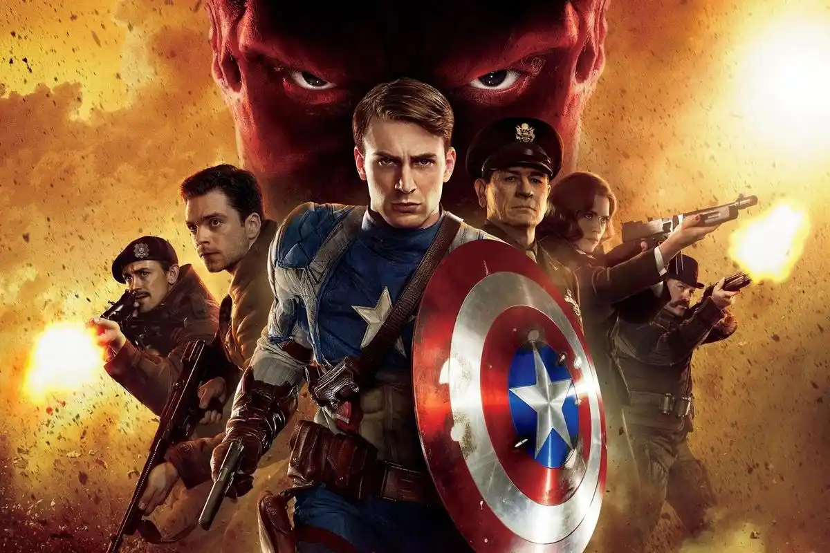 顺序五:《美国队长1》《雷神》是2011年上映的超级英雄电影,根据惊奇