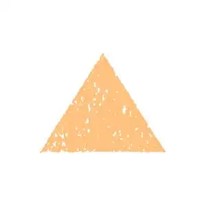 卡通可爱蜡笔画三角形素材