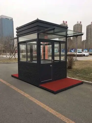 东北钢结构小区岗亭 移动户外收费值班室保安亭厂家 停车场警务岗亭站