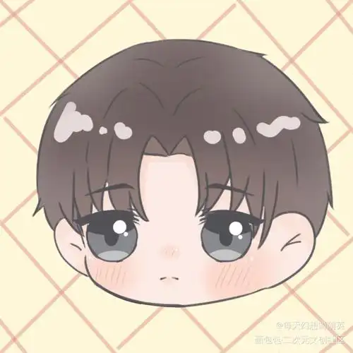 忧郁的小可爱_附加遗产188男团洛羿q版绘画作品