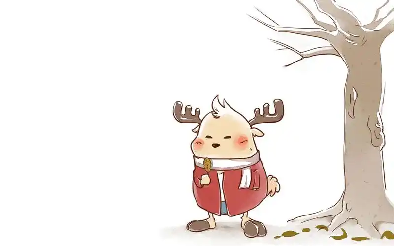 萌萌的鹿小漫可爱原创手绘卡通精美桌面壁纸第三辑