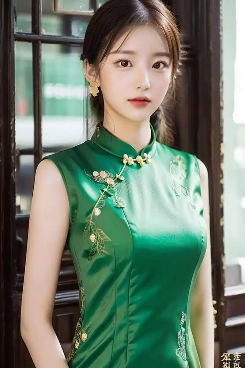 优雅端庄的民国旗袍美人4