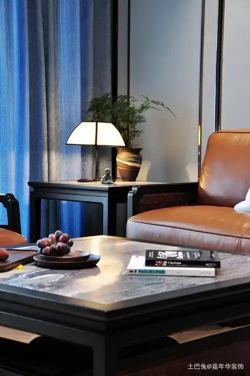 炎炎夏日清凉一季高品质高生活客厅中式现代客厅设计图片赏析