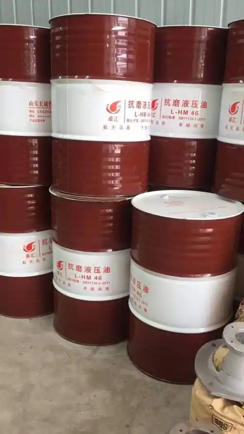 合力叉车液压油叉车吊润滑油长城46号抗磨液压油180l