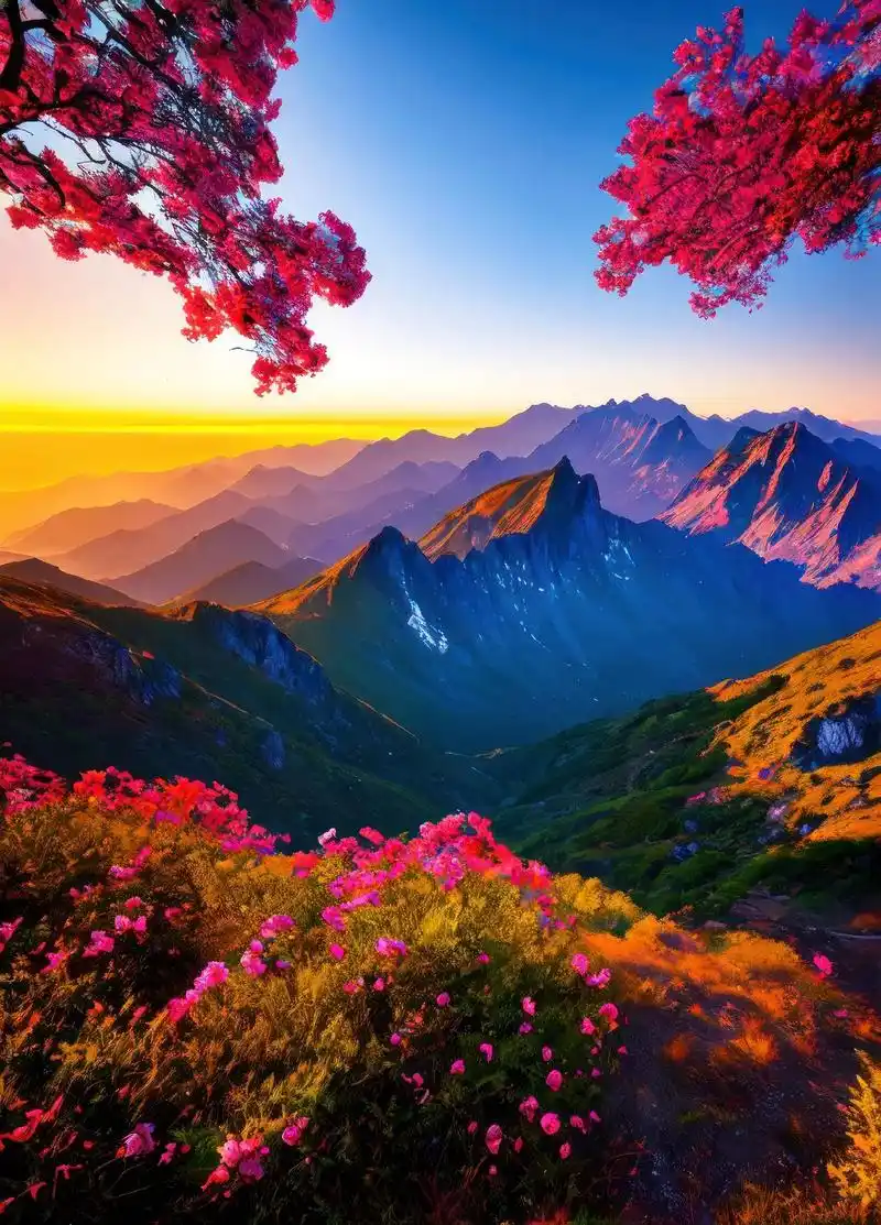 山中美景分享与你.#治愈系风景 #唯美壁纸 #抖音图文来了  - 抖音