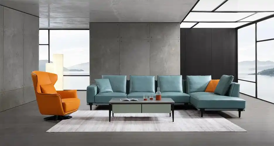 艾蒂尔进口头层牛皮&纳帕真皮沙发