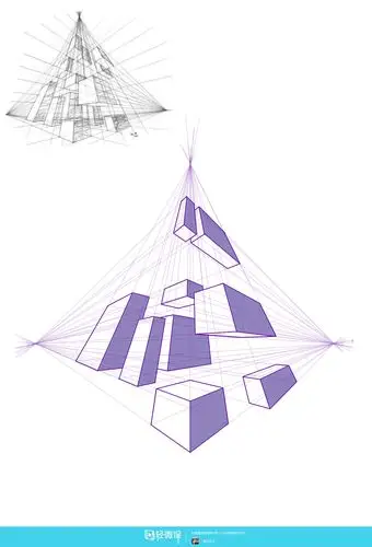 学员作业:动漫插画基础——三点透视练习 - 轻微课