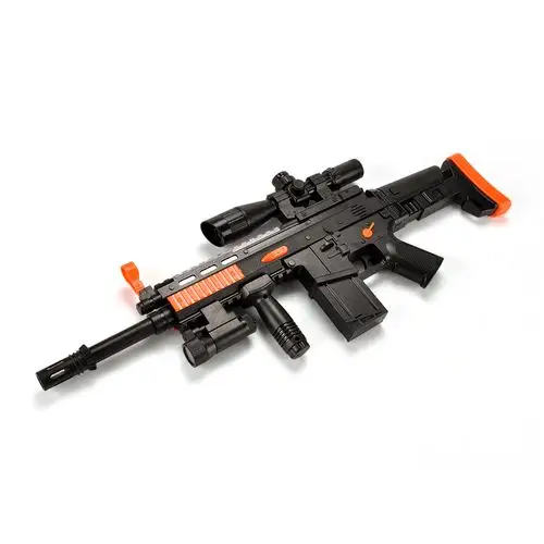 nerf儿童电动软弹 狙击连发射仿真热火蓝狙 男孩玩具