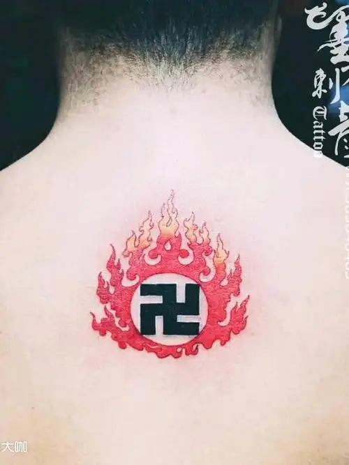 一个万字_纹身图案手稿图片_墨者tattoo | 禧刺的纹身作品集