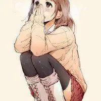 可爱卡通女生捂脸头像_微信头像图片大全