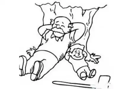 在大树下休息的人2022-02-285大人简笔画人物简笔画人物简笔画古装