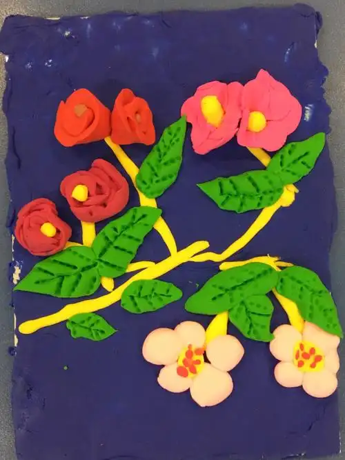 超清粘土学生课堂照片,作品