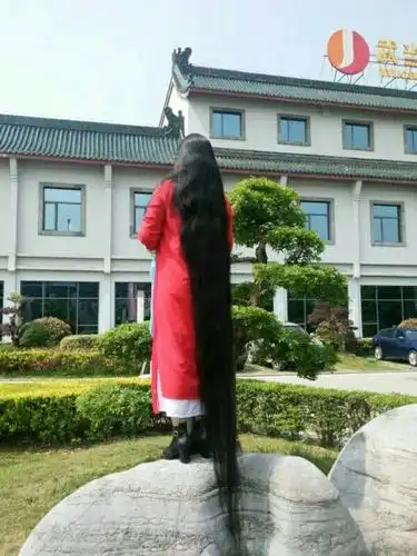 邹玉超2米的长发 - [中国长发网]