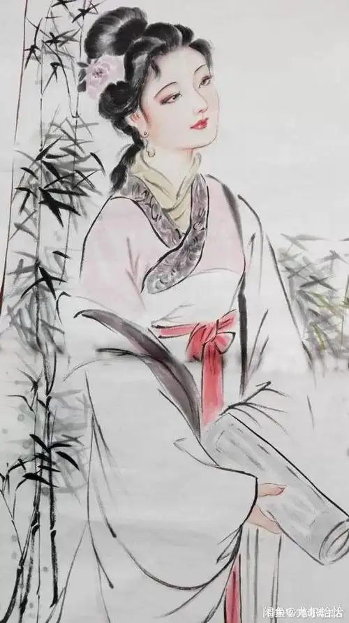 一组优秀的国画仕女人物作品欣赏(图)