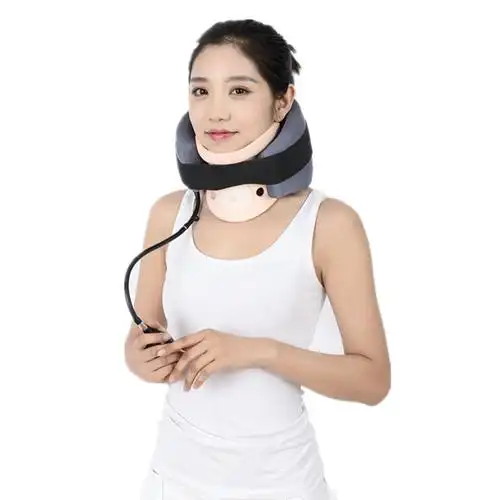 厂家直供颈椎牵引器一层充气气椎家用医用拉伸病理疗治疗eva颈托