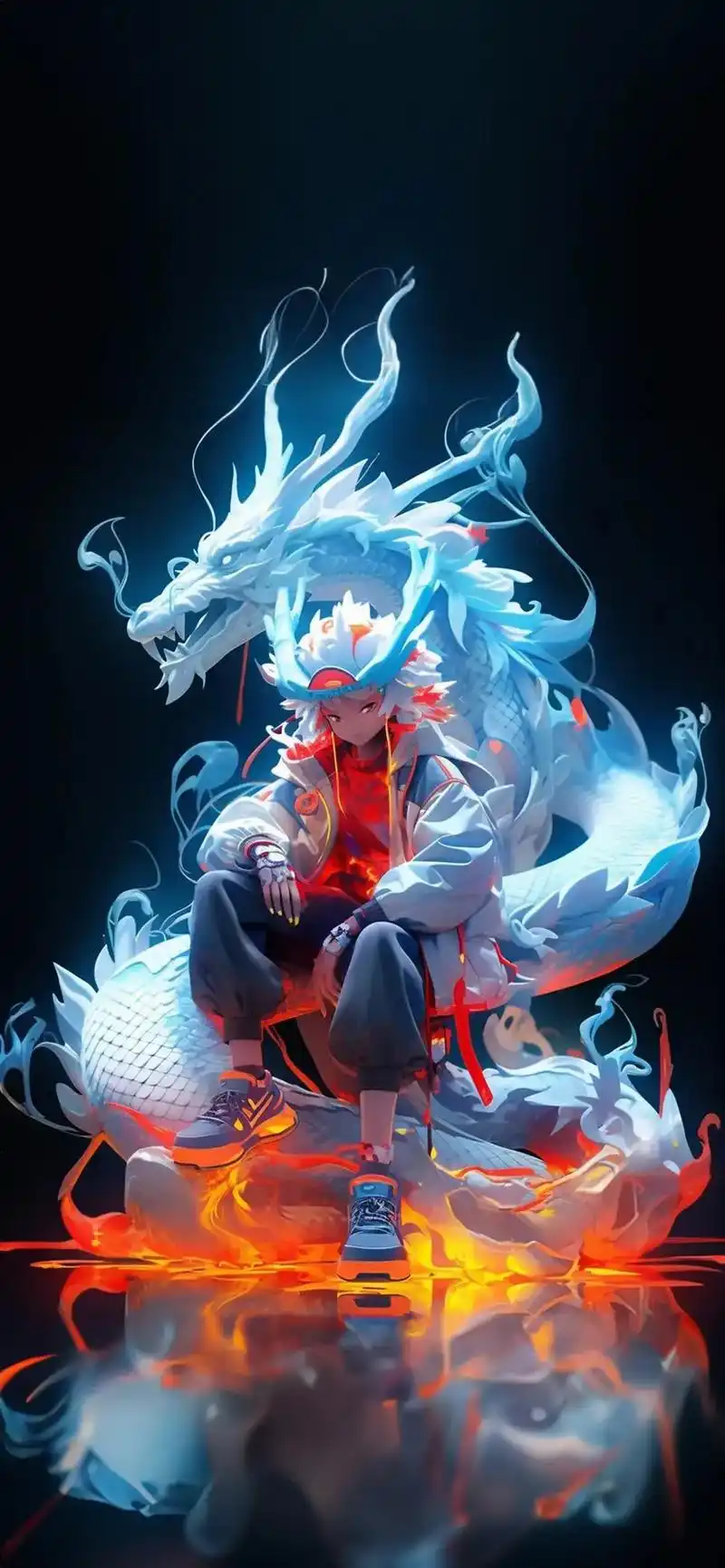 龙的传人壁纸!#动漫美图 #这也太好看了 #手机屏保   娶 - 抖音