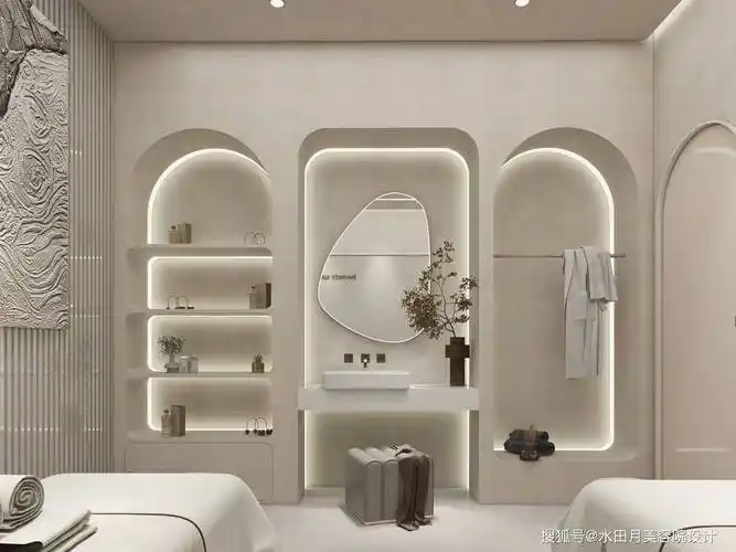 轻奢美容院如何设计让人觉得接地气_装修_风格_美甲