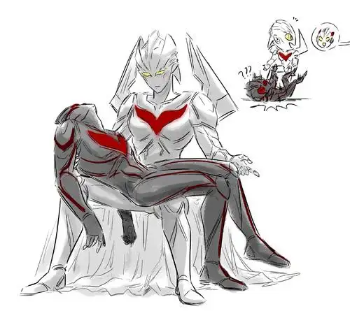 扎奥特曼同人奥特同人扎基诺亚八月全勤打卡计划ps动作有参考私心诺扎