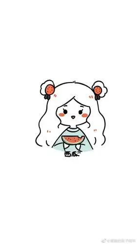 【简笔画】可爱水果女孩