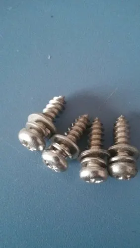 不锈钢螺丝 盘头十字组合自攻锁紧螺钉,图片