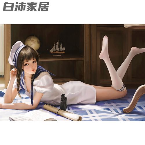 墙贴学生宿舍卧室墙纸唯美壁画贴纸 杏色 护士小姐姐 45x30cm(小号)