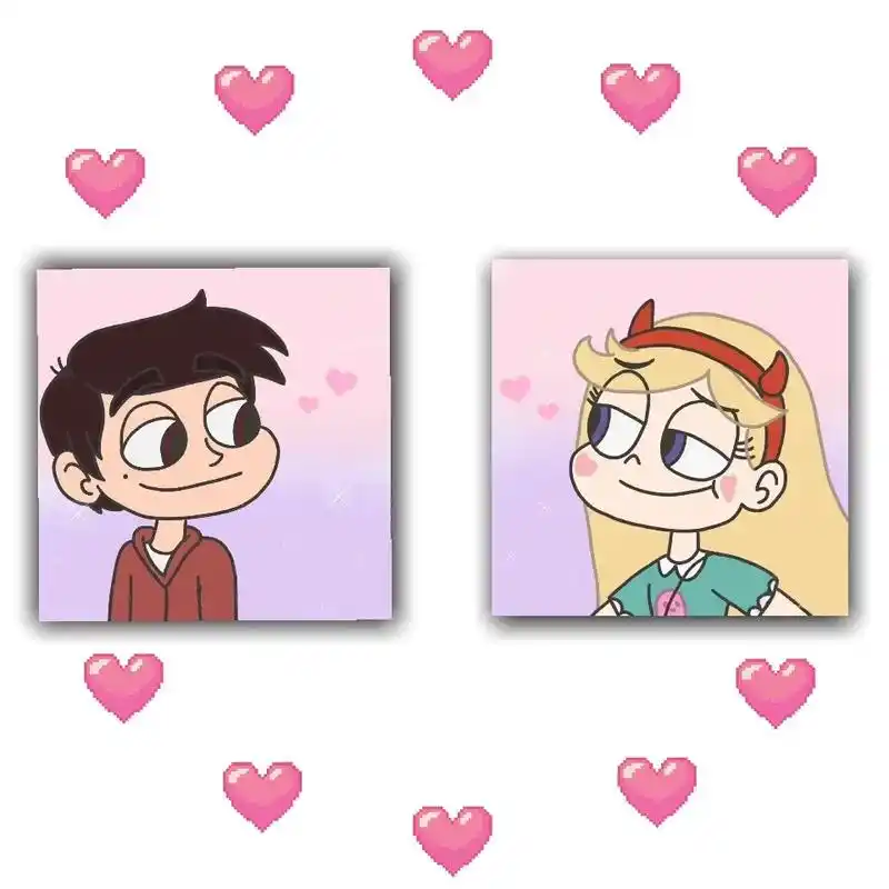 星蝶公主与马可骑士超甜情头来啦.快和你的另一半换上吧 #情侣 - 抖音