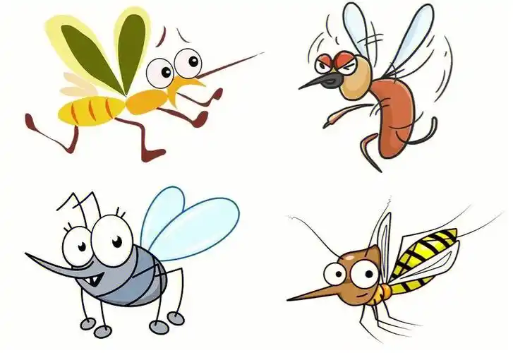 儿童画蚊子和蚊香