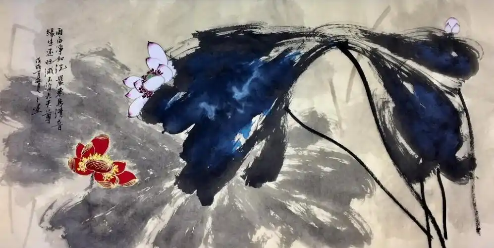 了尘 荷花圣手 禅画巨匠