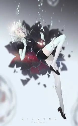 宝石之国 钻石 绘师:鹿野原(pixiv id=3455877) 本作品pixiv id=