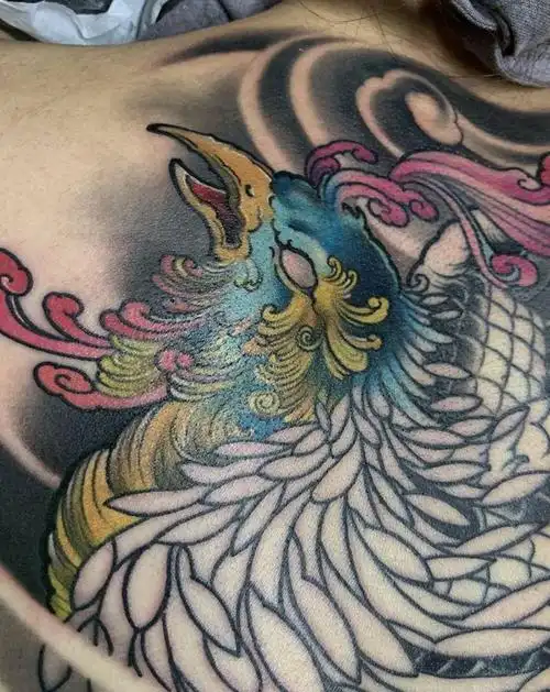 tag标签:纹身师:弘明纹身店:上海弘刺青满背般若纹身图片_背部纹身