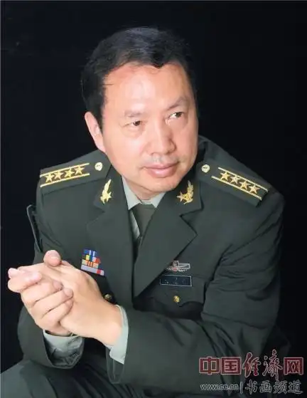 书法大家刘建武大校为中国经济网书画频道题字(图)