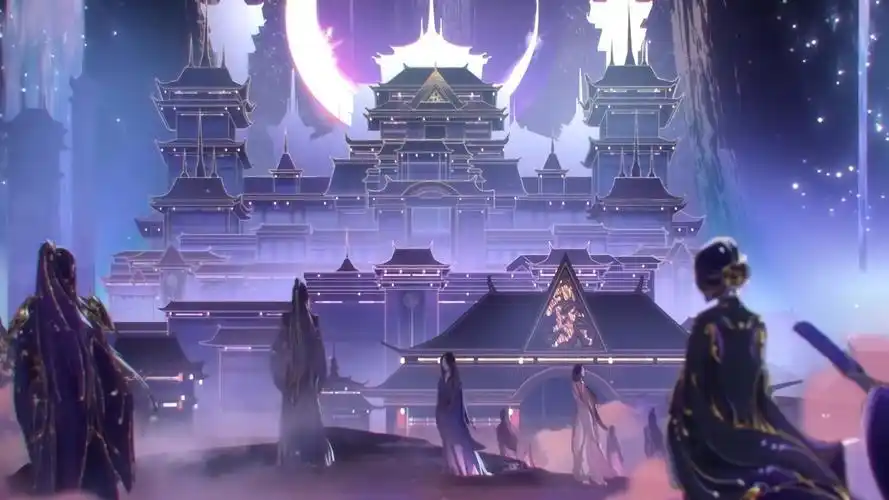 天官赐福精美场景高清桌面壁纸